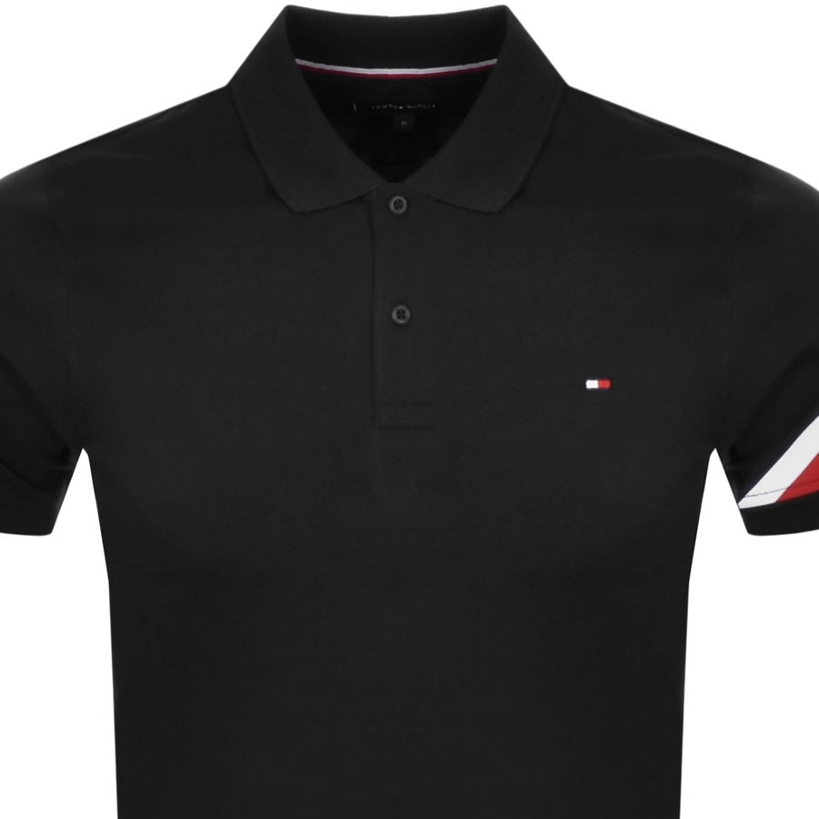 Alternative Image for ProductTommy Hilfiger Slim Fit Polo T Shirt Black2